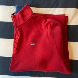 Vineyard Vines Men’s XL red quarter zip